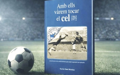 Xavier Sant signa aquesta obra sobre el Sabadell que va arribar a competir a Europa