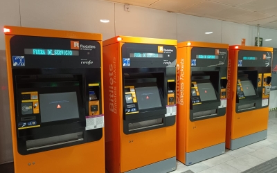 L'estació de Sabadell Centre de Renfe aquest matí