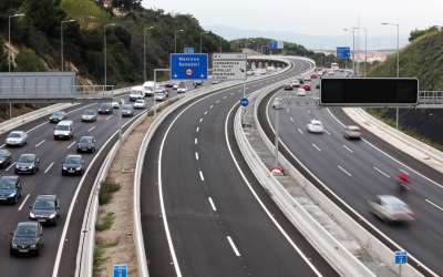 Carril bus-VAO de la C-58