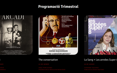 Cartell de la nova programació del Cineclub Sabadell