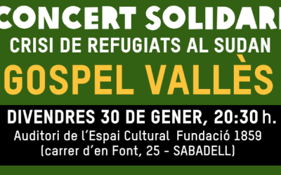 Cartell del concert d'Oxfam Intermon a Sabadell | Cedida