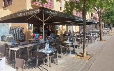 El bar NAISE, on s'ha venut part del primer premi de la loteria del Nen