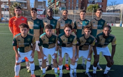 L'onze titular del filial a la jornada passada davant l'Horta | futbaseces