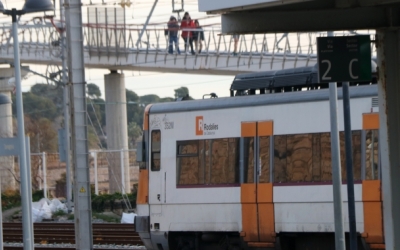 Un comboi de Rodalies circulant | Arxiu