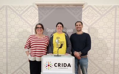Laura Pujol, Aurora Murillo i Oriol Rifer, de la Crida per Sabadell | RàdioSabadell