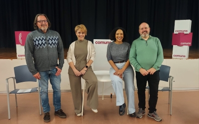 D'esquerra a dreta: Joan Carles Torres, Gemma Montero, Viviane Ogou i Joan Mena