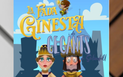 Portada provisional del conte 'La fada Ginesta i els Gegants de Sabadell' | Cedida