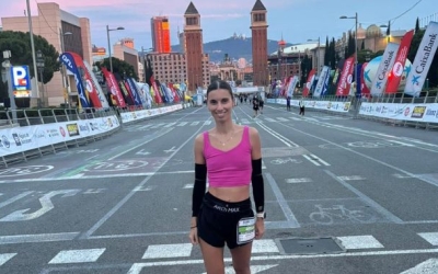 Glòria Espunyes a la Marató de Barcelona | Cedida