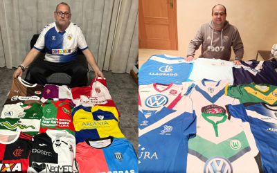 Sergio Pellicer i Albert Pujol amb un tastet de les seves col·leccions