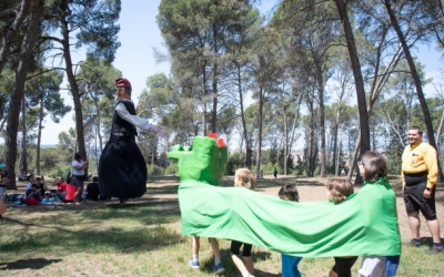 Una de les activitats culturals a l'esplanada de La Salut | Arxiu