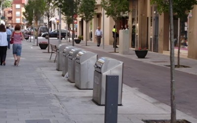 El carrer Montcada, al centre de Castellar | Arxiu
