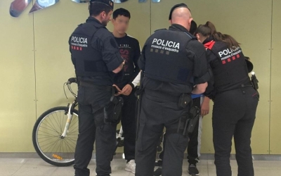 Operació 'Kanpai' a l'estació Sabadell Nord de Rodalies