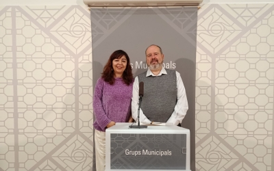 Alejandra Sandoval i Joan Mena, regidors de Sabadell en Comú Podem | Pere Gallifa (RàdioSabadell)