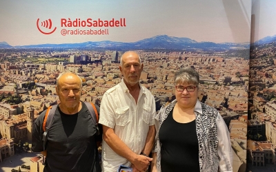Mariano Molina, Antonio Muela i Pilar Cano, presentant el programa de la festa major a RàdioSabadell | RàdioSabadell