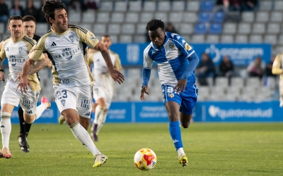 Quadri, en el 5-0 de la primera volta a la Nova Creu Alta | Roger Benet