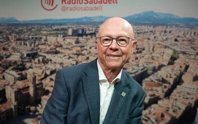 Miquel Martí Escursell, als estudis de RàdioSabadell | Roger Benet (RàdioSabadell)