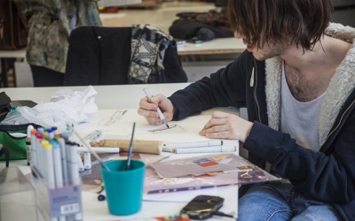 Un estudiant de l'ESDI | Cedida