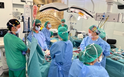 Un equip de professionals del Taulí al quiròfan | Cedida