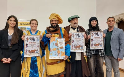 Els organitzadors de Medievàlia durant la presentació de la fira