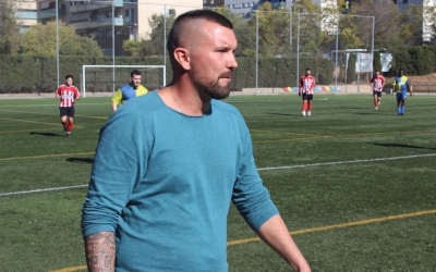 Toni Sallés dirigint un Tibidabo-Sabadell Nord el 2022 | Adrián Arroyo