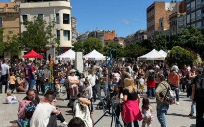 La plaça Doctor Robert ha comptat amb propostes diverses | Mireia Sans