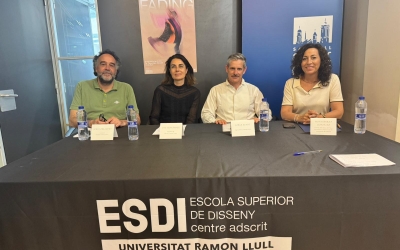 Jordi Obradors, Eva Fernández, Jorge Zuazo i Montse González en la roda de premsa| Anna Clarà