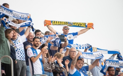 Afició Sabadell fora de casa