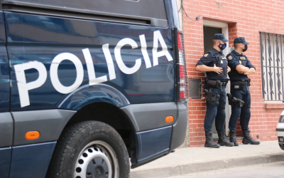 Operatiu de la Policia Nacional a Sabadell, en una imatge d'arxiu | Abert Segura Lorrio (ACN)