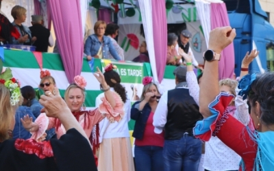 Imatge d'una de les carrosses durant una romeria anterior dels Ballesteros