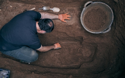 Una de les seputures | Quim Pascual, Ajuntament de Castellar