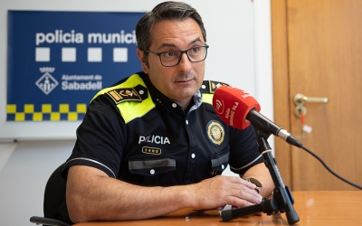 L'intendent Daniel Corral a RàdioSabadell | Roger Benet