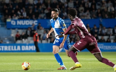 Albert Orriols en l'últim partit a casa contra l'Antequera | Roger Benet