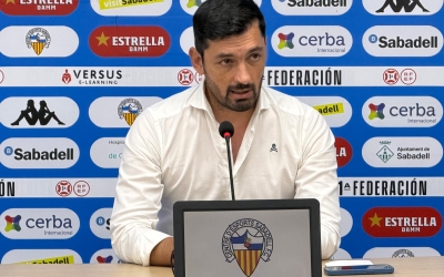 Lucas Viale avui en roda de premsa | Toni González