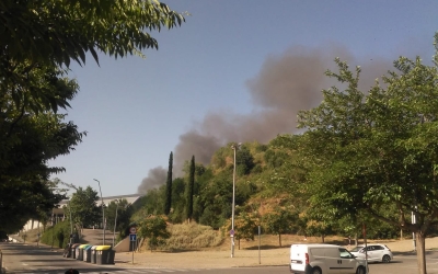 Foc a la carretera B-140