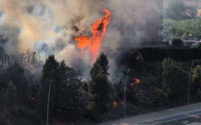 Incendi al carrer Sarajevo 
