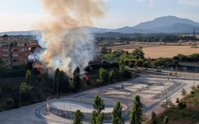 Incendi al Carrer Sarajevo