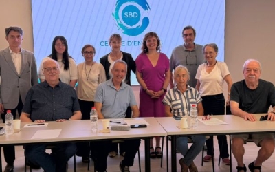 Els representants del Cercle d'entitats 