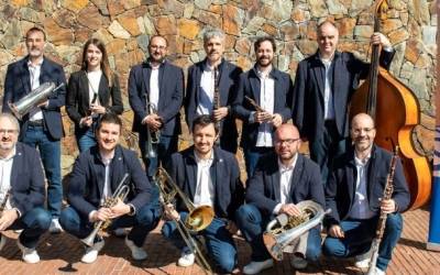 La Cobla Mediterrània en una foto d'arxiu 