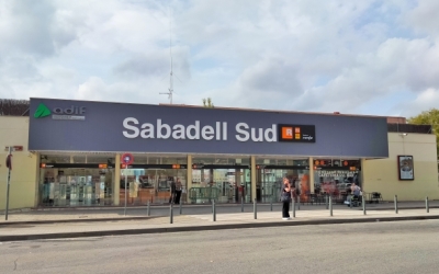 L'estació de Sabadell Sud | Arxiu