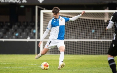 García-Die a Cartagonova, durant el Cartagena-Sabadell | Roger Benet