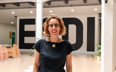 Àngels Chacón a l'ESDI | Cedida