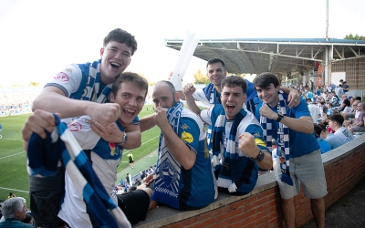 Seguidors a Gol Nord abans del Sabadell-Zamora | Roger Benet
