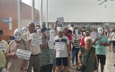 Protesta de la FAVS al Parc Taulí