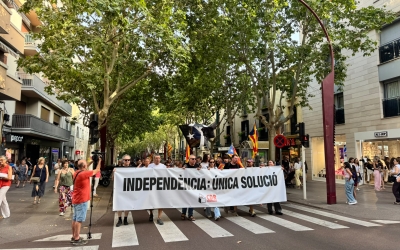 Manifestants per la rambla | Anna Clarà
