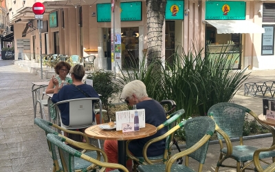 Terrasses de la plaça Sant Roc