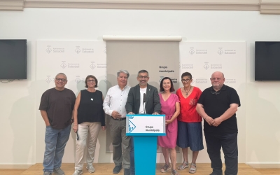 Regidors a la ronda de premsa | Anna Clarà