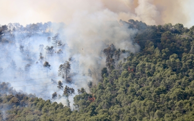 L'incendi es va declarar ahir al migdia | ACN