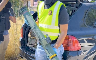 Una de les armes comissades per part dels Mossos d'Esquadra | ACN