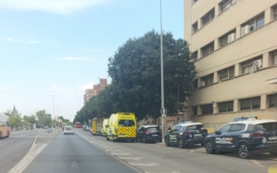 Ambulàncies en el punt de l'accident | Cedida