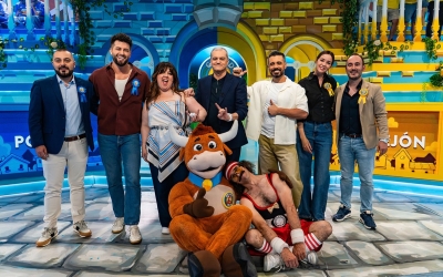 Javi Silva (a l'esquerra de la imatge) durant la semifinal del Grand Prix